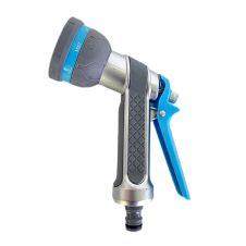 Pistol pentru stropit SOFT-TOUCH cu 8 functii din aluminiu