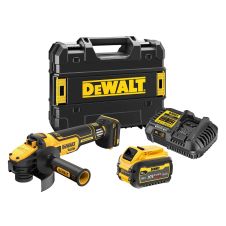 Polizor unghiular cu acumulator DCG409VST1 disc D-125mm piulita clasica M14x22.2mm turatie variabila 3000-9000rpm antirecul 18V/1x6.0Ah DEWALT