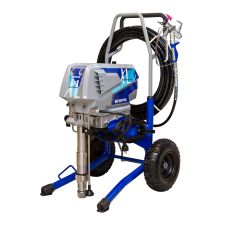 Pompa vopsit airless EUROSPRAY XL cu piston debit 6.5L/min P-220 bari pentru vopsea pe baza de apa/solvent 3000W EUROMAIR
