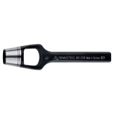 Preducea cu maner D-18mm forma rotunda pentru plastic cauciuc piele carton textile RENNSTEIG ZE
