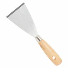 Razuitor ULC tip spaclu lama inox latime 70mm pentru vopsea/adeziv cu maner lemn ENERGO