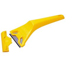 Razuitor lama otel detasabila tip trapez latime 60mm pentru vopsea/adeziv/silicon maner plastic STANLEY