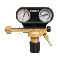 Reductor presiune argon/CO2 5350SV intrare 230 bari debit iesire 21 L/min conexiune intrare W21.8x1/14" iesire G1/4" LH ENERGO