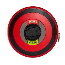Ruleta FIBER banda fibra sticla L-20m latime 12.5mm carcasa inchisa si manivela ENERGO