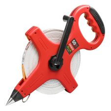 Ruleta FIBER banda fibra sticla L-50m latime 12.5mm carcasa deschisa varf de centrare si manivela ENERGO
