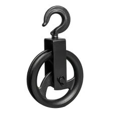 Scripete cu rola EASY LIFT D-300mm sarcina lucru 300kg pentru cablu D-32mm carlig de ancorare ENERGO