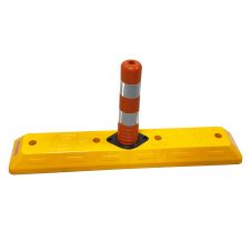 SEPARATOR SENS CU STALP SEMNALIZARE RUTIERA 45 CM PVC CU 3 BENZI REFLECTORIZANTE ENERGO ZZ