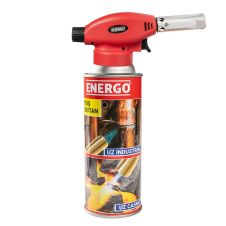 Arzator FLAME pentru cartus gaz 227 grame aprindere piezo fixare tip baioneta valva-360 lipituri cu butelie gaz 227 grame ENERGO