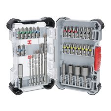Set biti insurubare EXTRA HARD profil PH PZ SL TX HX TR hexagon 1/4" cu adaptor si burghie 35 piese BOSCH