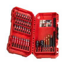 Set biti insurubare impact profil PH PZ SL TX HX SW hexagon 1/4" cu adaptor si burghie 40 piese MILWAUKEE