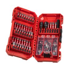 Set biti insurubare impact profil PH PZ TX HX SW hexagon 1/4" cu adaptor 75 piese MILWAUKEE