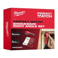 Set biti insurubare impact profil PH PZ TX hexagon 1/4" cu adaptor unghiular 39 piese MILWAUKEE