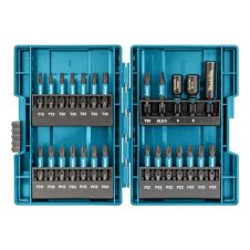 Set biti insurubare profil PH PZ SL TX SW hexagon 1/4" cu adaptor 90 piese MAKITA