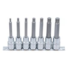 Set chei profil XZN lungi patrat 1/2" interval M5-M14 cu 7 piese BGS ZE