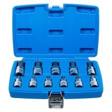 Set chei tubulare imbus HX scurte patrat 1/2" interval 7/32"-3/4" cu 11 piese BGS