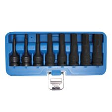 SET 8 CHEI TUBULARE IMPACT 1/2" 5-19 MM LUNGI BGS