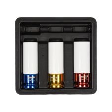 Set chei impact cu protectie jante 17-19-21mm patrat 1/2" 3 bucati YATO