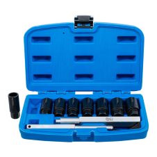 Set extractoare pentru prezoane antifurt interval 17-24 mm 10 piese BGS ZE