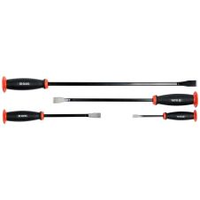 Set leviere auto L-198/304/456/608 mm cu varf indoit/aplatizat si maner ergonomic 4 bucati YATO