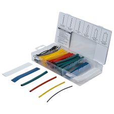Set tuburi (mansoane) termocontractibile D 1.5-13 mm L-100 mm multicolore pentru conductori 100 bucati BGS