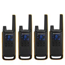 STATIE RADIO PMRT 446MHz DISTANTA 10KM CU 4 STATII SI 4 ACUMULATORI 800 mAh SET MOTOROLA