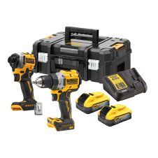 Set 2 masini acumulator DCK2051H2T DCD805 -Surubelnita DCF850 Cheie-hex-1/4" 18V/2x5.0Ah POWERSTACK DEWALT