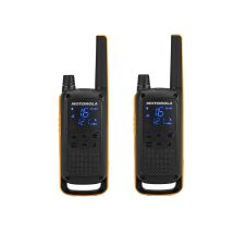 STATIE RADIO MOTOROLA PMR446 10 KM IPX4 SET 2 STATII +2 cu acumulator 800 mAh