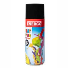 Spray vopsea UNIVERSAL negru lucios 39 volum 450ml ENERGO