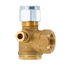 Supapa de sens din alama 27V cu filet interior 1/2"-1/2" ENERGO