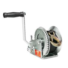 Troliu manual HARDO sarcina lucru 450kg cu chinga latime 50mm L-8m carlig si siguranta ENERGO