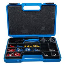 Trusa cleste sertizat papuci cabluri cu sectiune 0.6-10 mmp maner bimaterial 1000 piese BGS