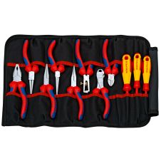 TRUSA SCULE ELECTRICIAN 8 CLESTI 160MM 3 SURUBLENITE IZOLATE VDE-1000V HUSA TEXTILA KNIPEX