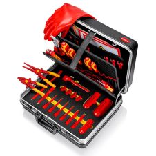 Trusa scule electrician cu unelte pentru masini electrice 410x187x410 mm 34 piese KNIPEX