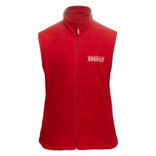 Vesta dama VENUS rosu poliester cu micro-fleece 280g/mp ENERGO